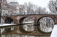 Smeebrug over Oudegracht Utrecht in de winter par Arthur Puls Photography Aperçu