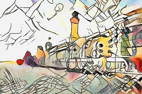 Gezicht op de kust, Bari