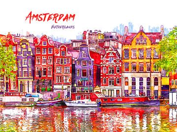 Amsterdam van Printed Artings