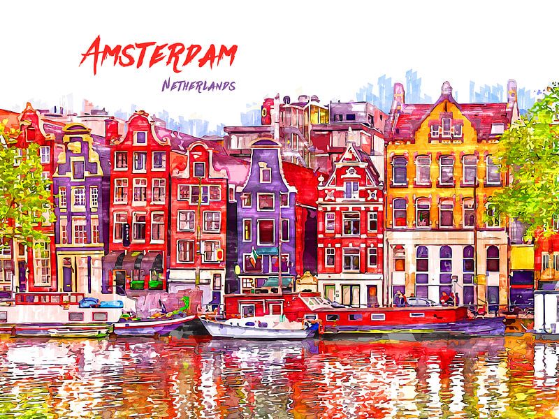 Amsterdam von Printed Artings