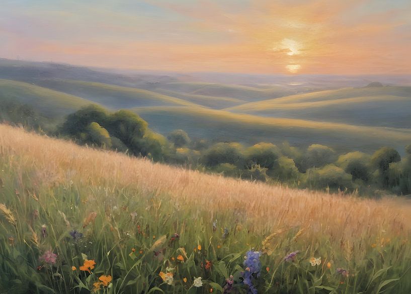 Harmonie-Felder von Timba Art