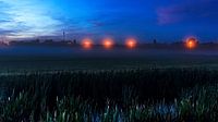 Mistige avond op het land van Rob Baken thumbnail