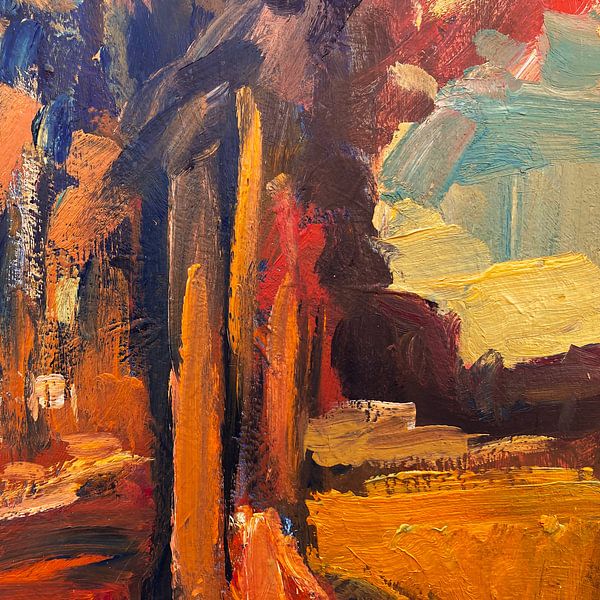 Street with trees by Nop Briex