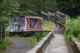 The Sarajevo bobsleigh track 5 by Erik Buitenhuis