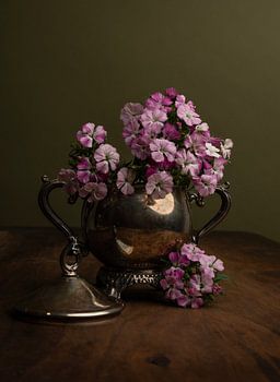 Bol avec fleurs - tirage photo d'art