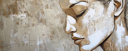 Goldporträt | Modernes Porträt