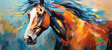 Pferd & Kunst von Wunderbare Kunst