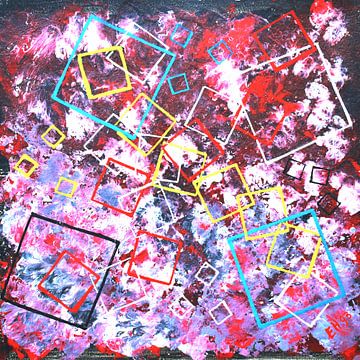 EH PAINTING ART 1993 #0725 Licht in der Dunkelheit Lebendigkeit von Willem Hartgers