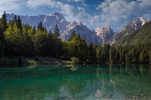 Spiegelung im Bergsee Laghi di Fushini von Mart Houtman