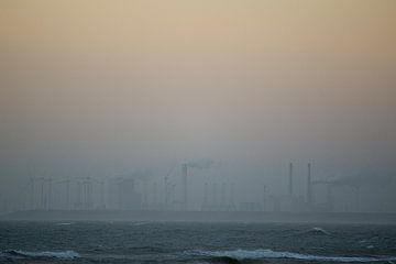 Dutch beach in the fog von Paul Teixeira