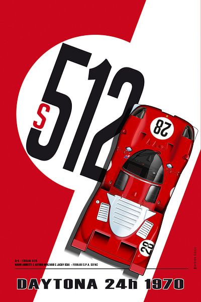 Ferrari 512 Andretti-Merzario-Ickx von Theodor Decker
