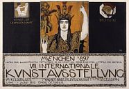 Franz von Stuck - Zevende Internationale Kunsttentoonstelling, München 1897 (1897) van Peter Balan thumbnail