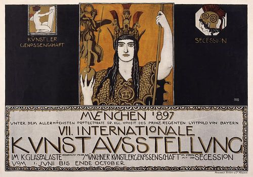 Franz von Stuck - Zevende Internationale Kunsttentoonstelling, München 1897 (1897)