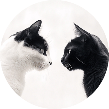 Katten yin en yang van Thilo Wagner