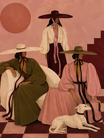 Cowgirl Print, Western Boho Art by Bella studio