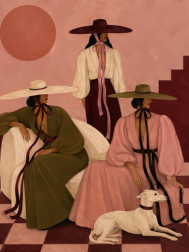 Cowgirl Print, Western Boho Art