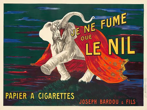 Leonetto Cappiello - Je Ne Fume Que Le Nil (1912)