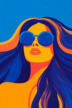 Rays of sunshine and colourful elegance by Poster Art Shop