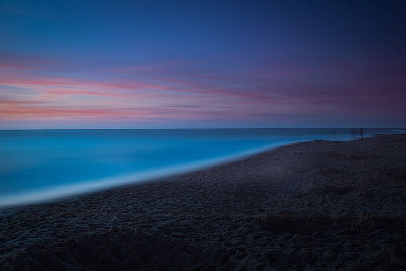 Sunset, Texel: Last light, slight movement by Alexander Tromp
