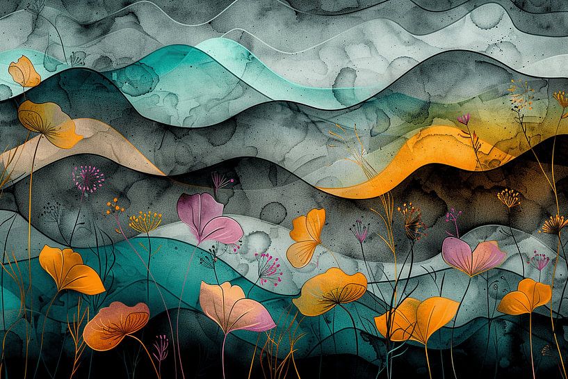 Dunes of Blooming Petals by Karina Brouwer