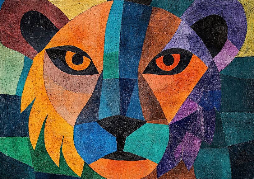 In the shadow of the lion: power and majesty by Niklas Maximilian