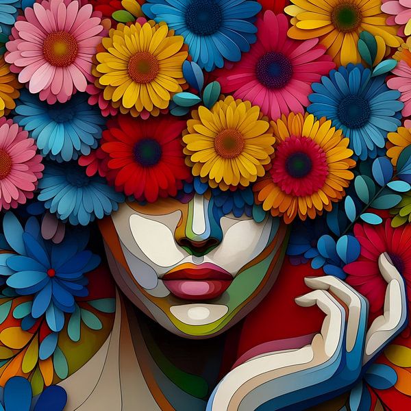 Femme-fleur II par Marion Tenbergen
