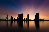 Zonsopkomst in Rotterdam