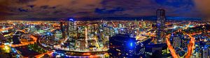 Melbourne skyline evening by Atelier Liesjes