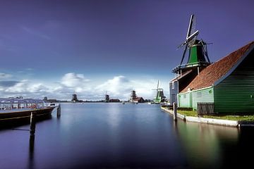 Moulins Zaanse Schans sur John Leeninga