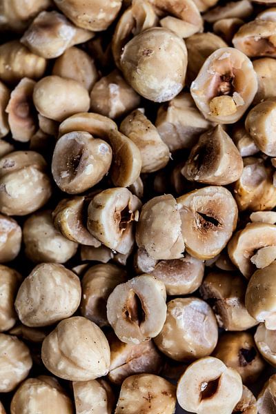 Fresh hazelnuts by Nina van der Kleij