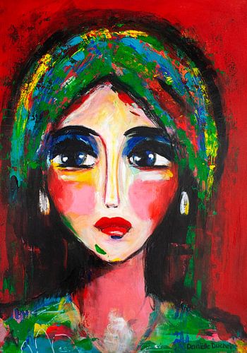 Colorful Gypsy woman