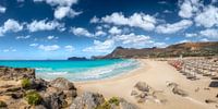 Falasarna Beach on Crete in Greece