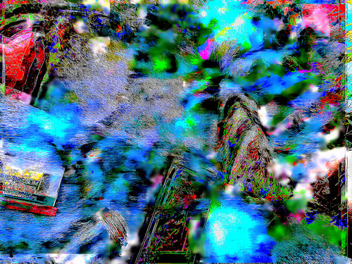 Details, details, details on the riverbank with a mini woofer and huijuijuijui grinnnnnns