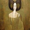 Vrouw surrealistisch 2 van Bert Nijholt
