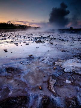 Geysir, IJsland van Eddy Westdijk