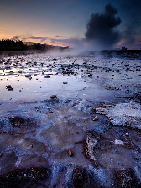Geysir, Iceland by Eddy Westdijk