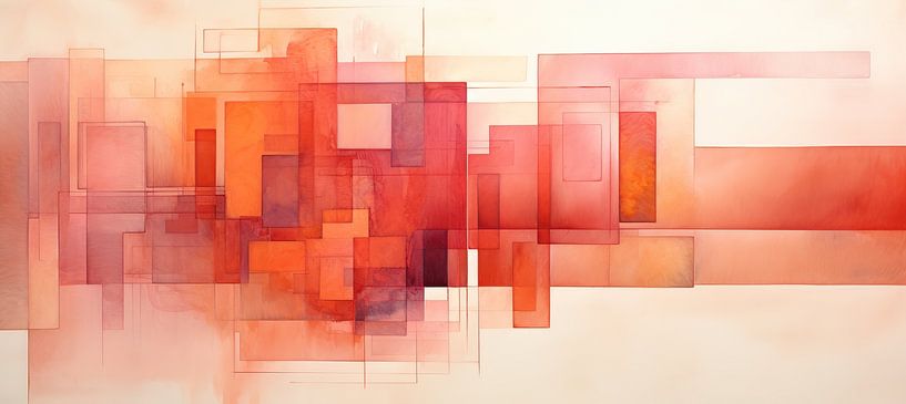 Canvas 144944 van Abstract Schilderij