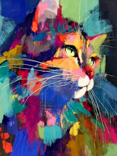 Cat portrait 4 pastel painting #cat by JBJart Justyna Jaszke