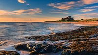 Schloss Bamburgh, Northumberland, England von Henk Meijer Photography Miniaturansicht