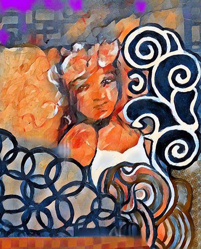 Un peu triste. (collage)