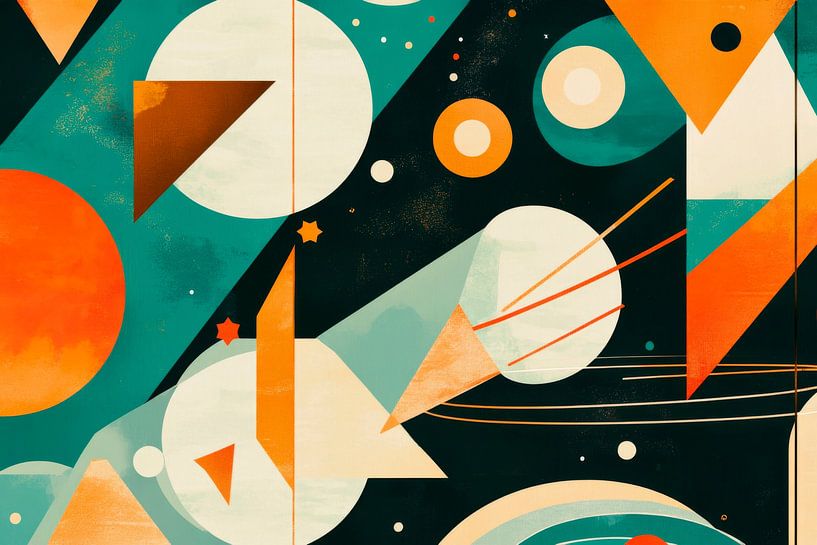 Geometric galaxy by Poster Art Shop