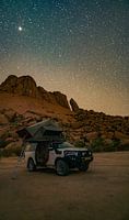 Kamperen bij de Spitzkoppe in Namibië, Afrika