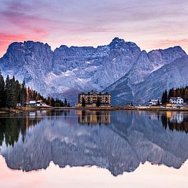 sunset in the Dolomites von Michael Blankennagel