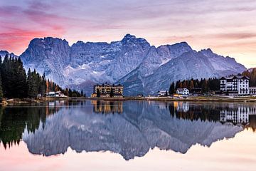 sunset in the Dolomites von Michael Blankennagel