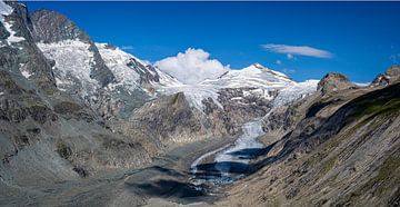 Gletsjer bij het Kaiser Franz Josef uitzichtpunt, Oostenrijk