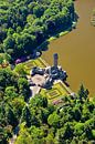 Vue aérienne du pavillon de chasse Sint Hubertus près d'Otterlo par Frans Lemmens Aperçu