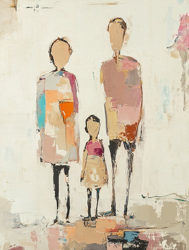 Family with Colourful Details