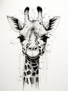 Verspielte Blicke: Die neugierige Giraffe von Eva Lee