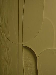 Minimalistische 3D-Kunst - Helles Olivgrün