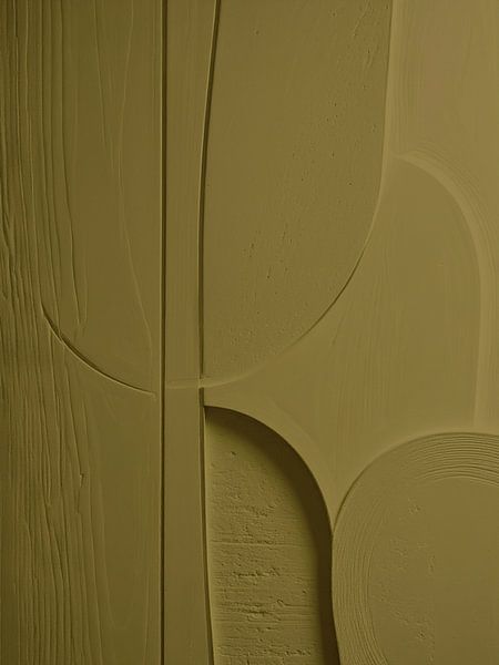 Art 3D minimaliste - Vert olive clair par STUDIO MINIMAL ART